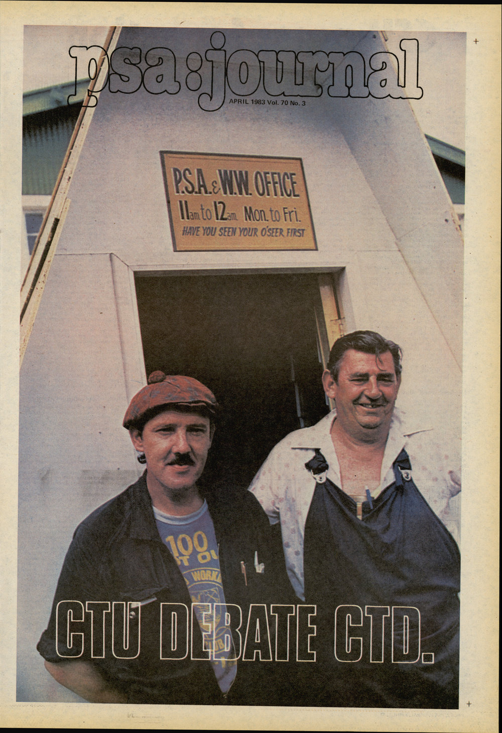 PSA Journal: Vol 70 No 3, April 1983