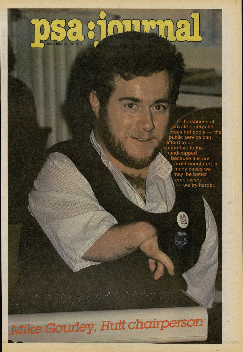 PSA Journal: Vol 70 No 5, June 1983