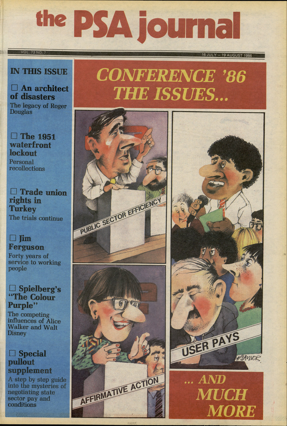 PSA Journal: Vol 73 No 7, July 1986