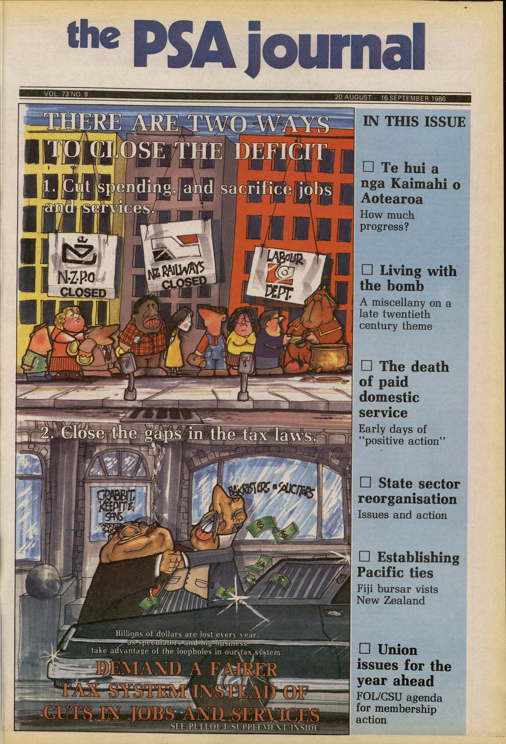 PSA Journal: Vol 73 No 8, August 1986