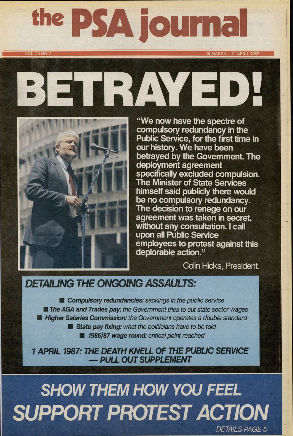 PSA Journal: Vol 74 No 2, March 1987