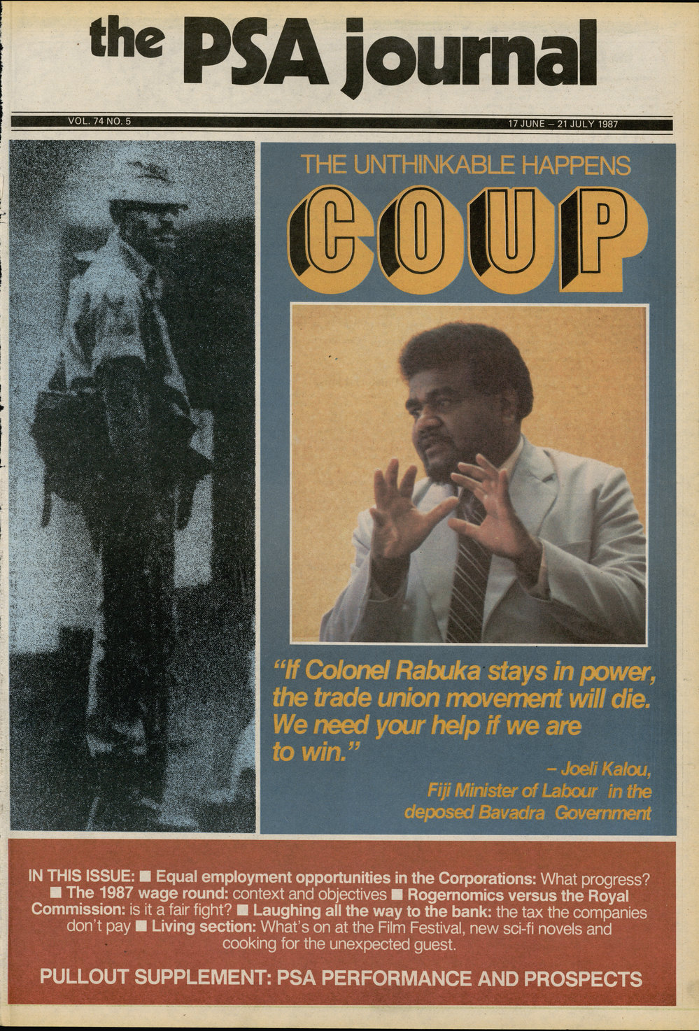 PSA Journal: Vol 74 No 5, June 1987