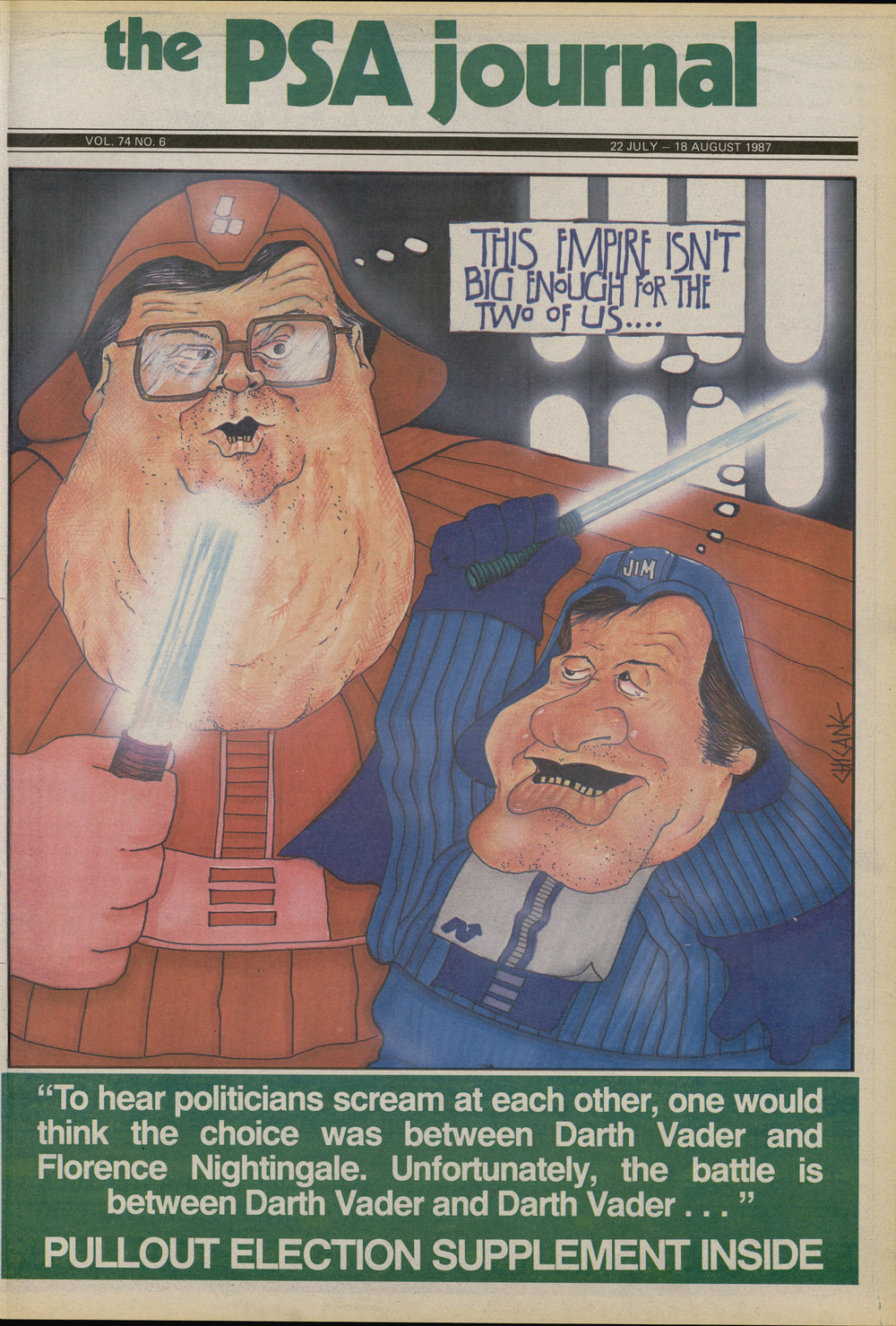 PSA Journal: Vol 74 No 6, July 1987