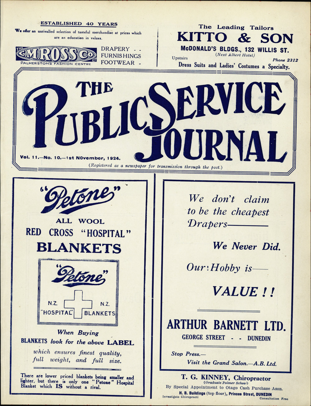 PSA Journal: Vol 11 No 10, November 1924
