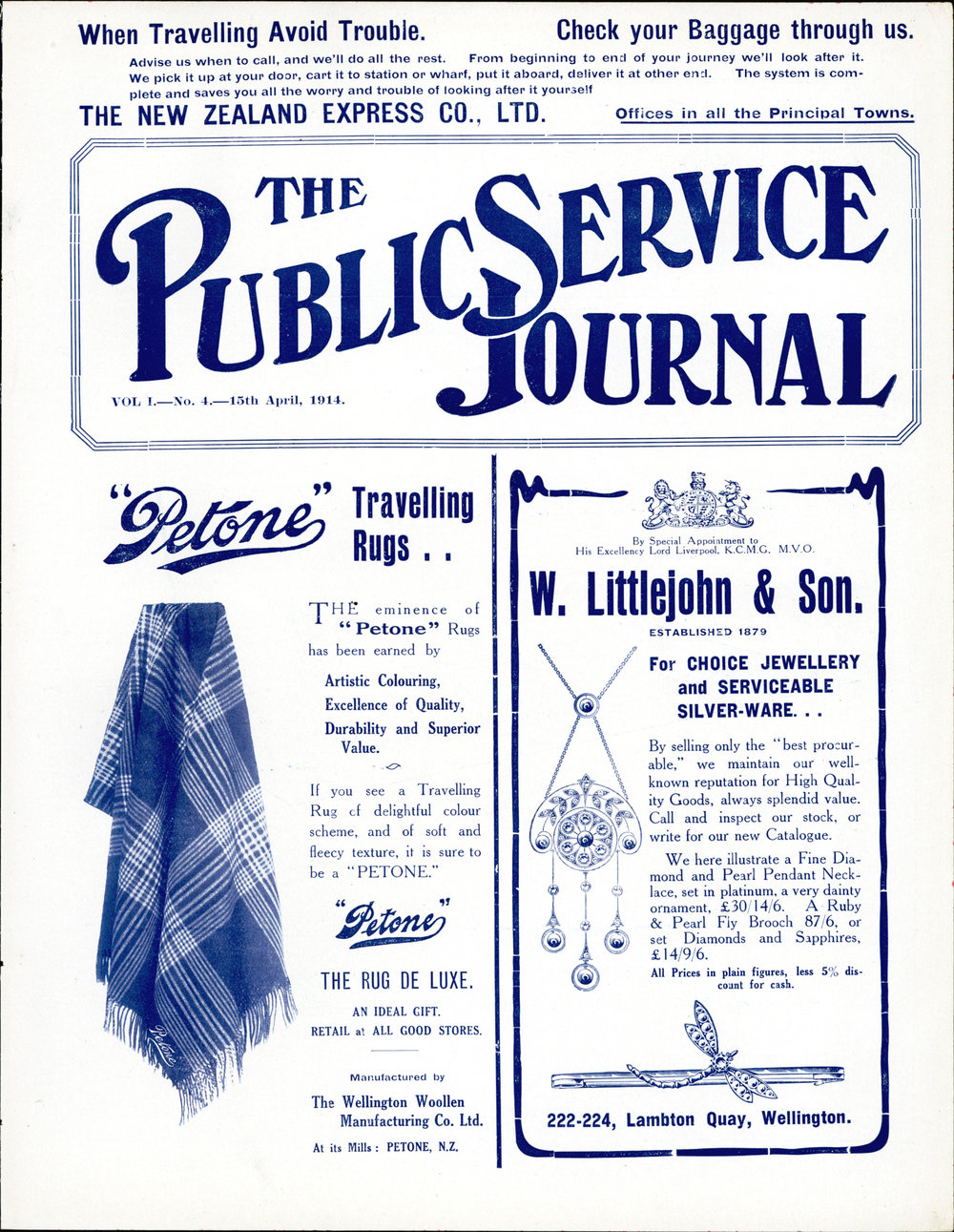 PSA Journal: Vol 1 No 4, April 1914