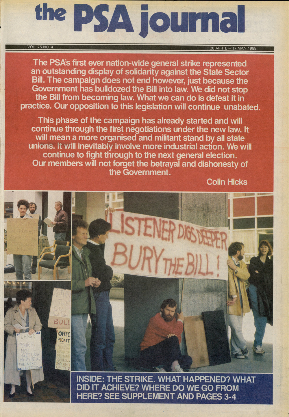 PSA Journal: Vol 75 No 4, April 1988