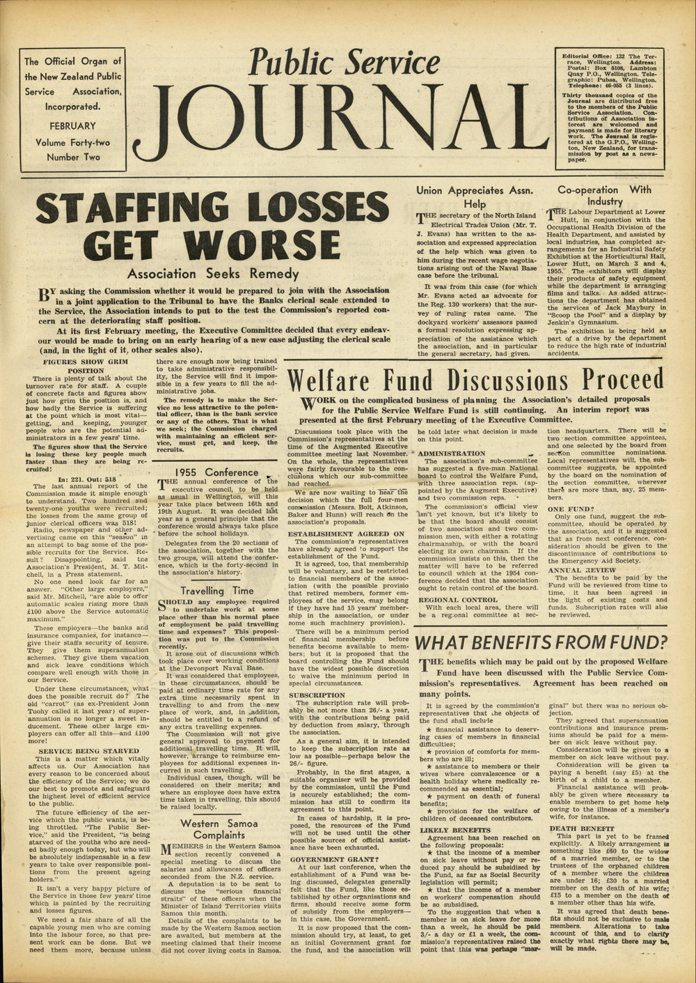 PSA Journal: Vol 42 No 2, February 1955