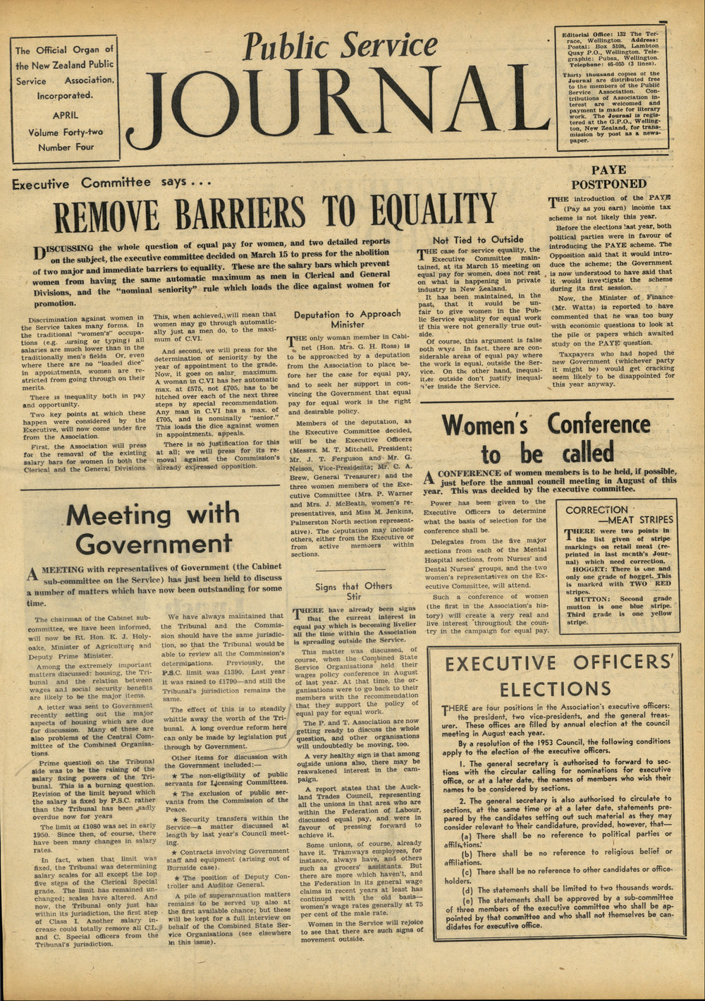 PSA Journal: Vol 42 No 4, April 1955