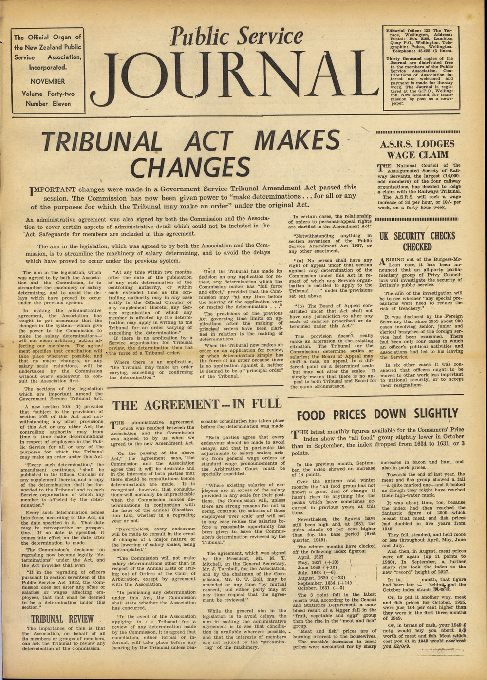 PSA Journal: Vol 42 No 11, November 1955