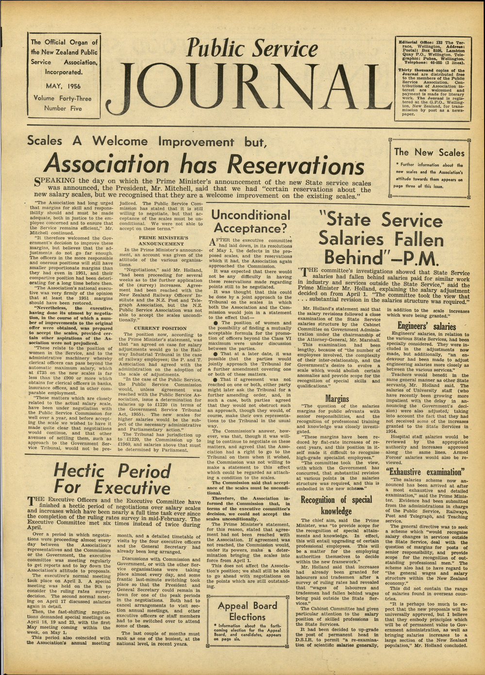 PSA Journal: Vol 43 No 5, May 1956