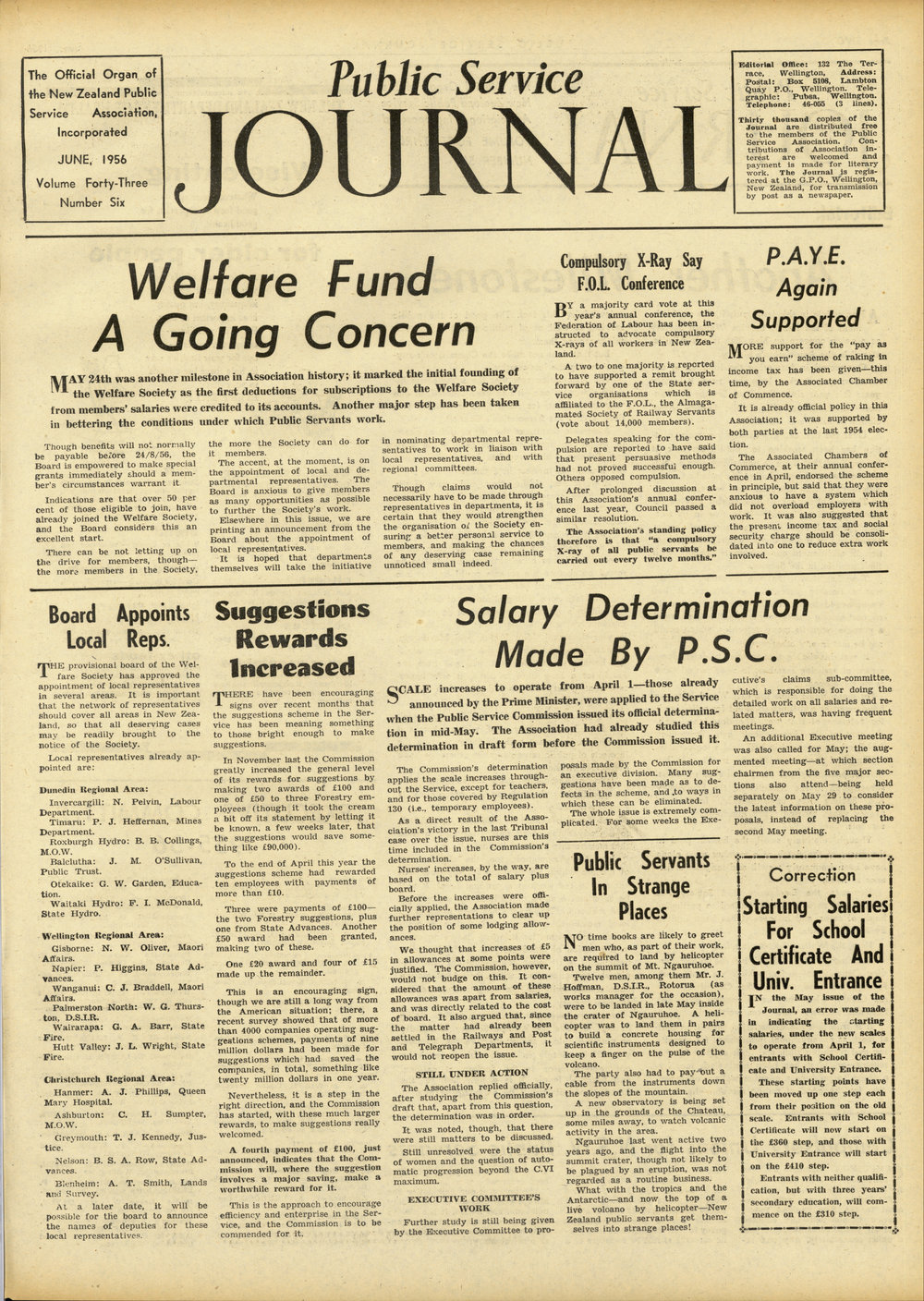 PSA Journal: Vol 43 No 6, June 1956