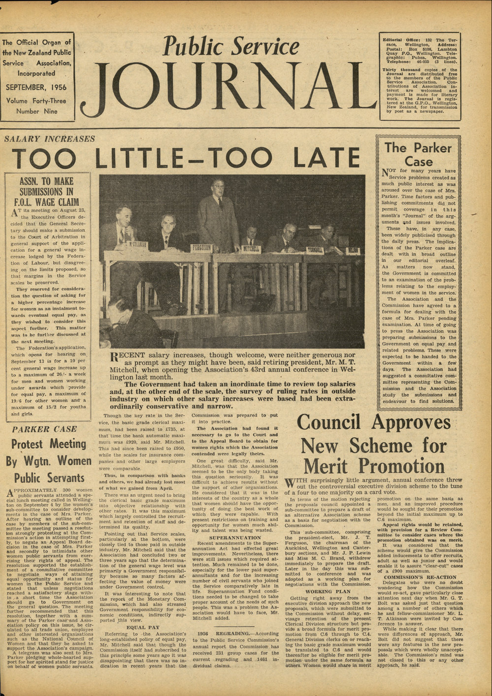 PSA Journal: Vol 43 No 9, September 1956