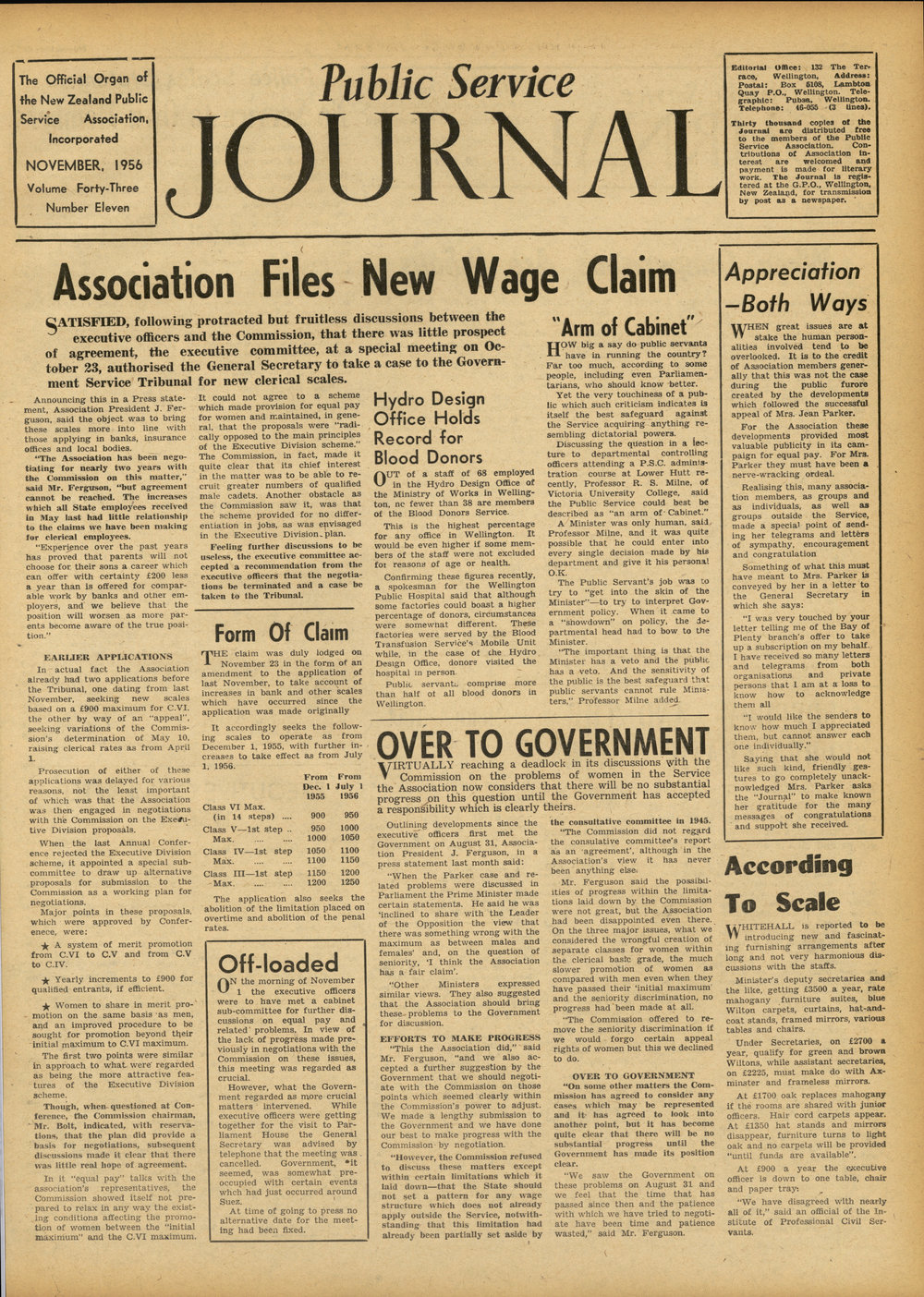 PSA Journal: Vol 43 No 11, November 1956