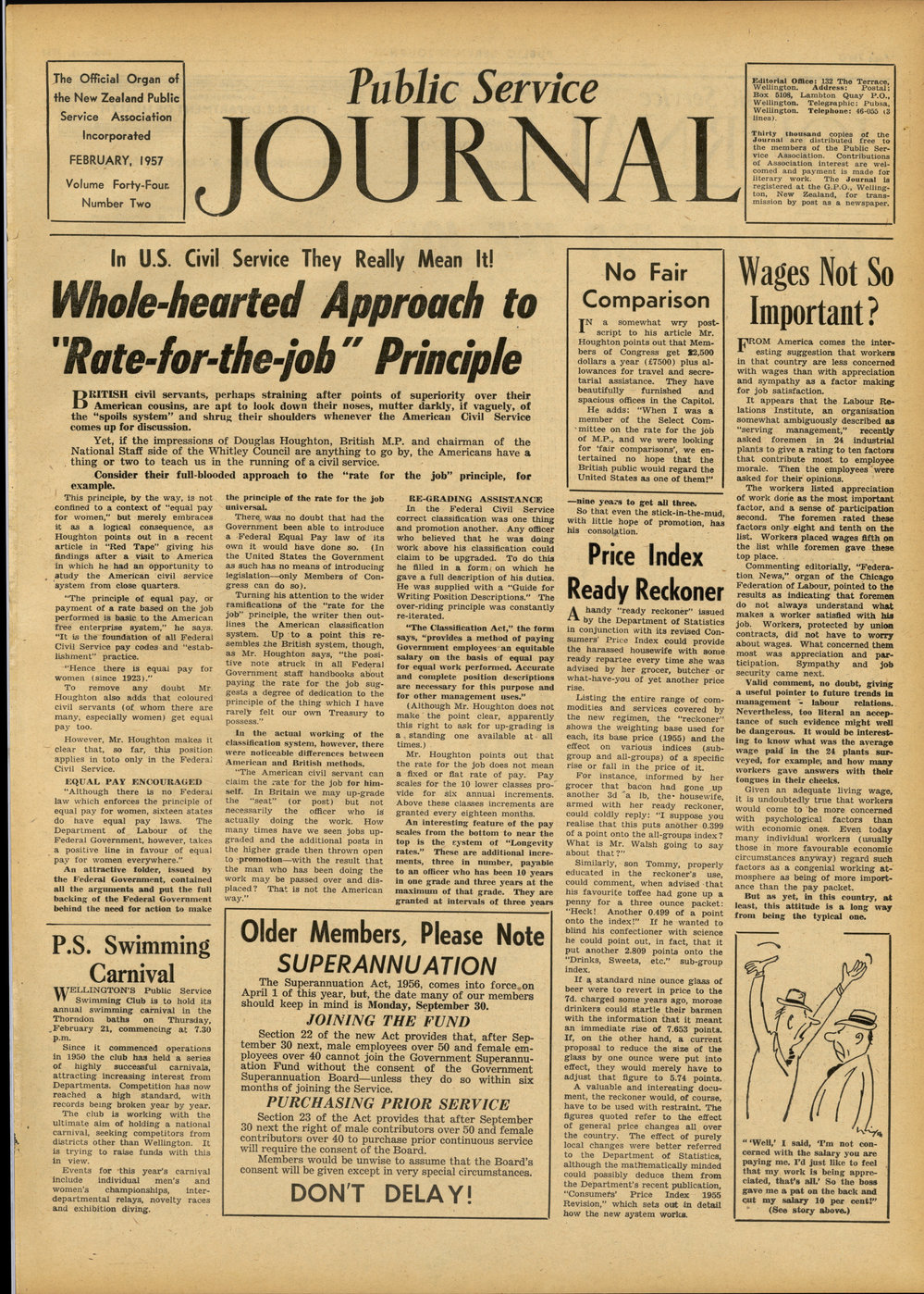 PSA Journal: Vol 44 No 2, February 1957