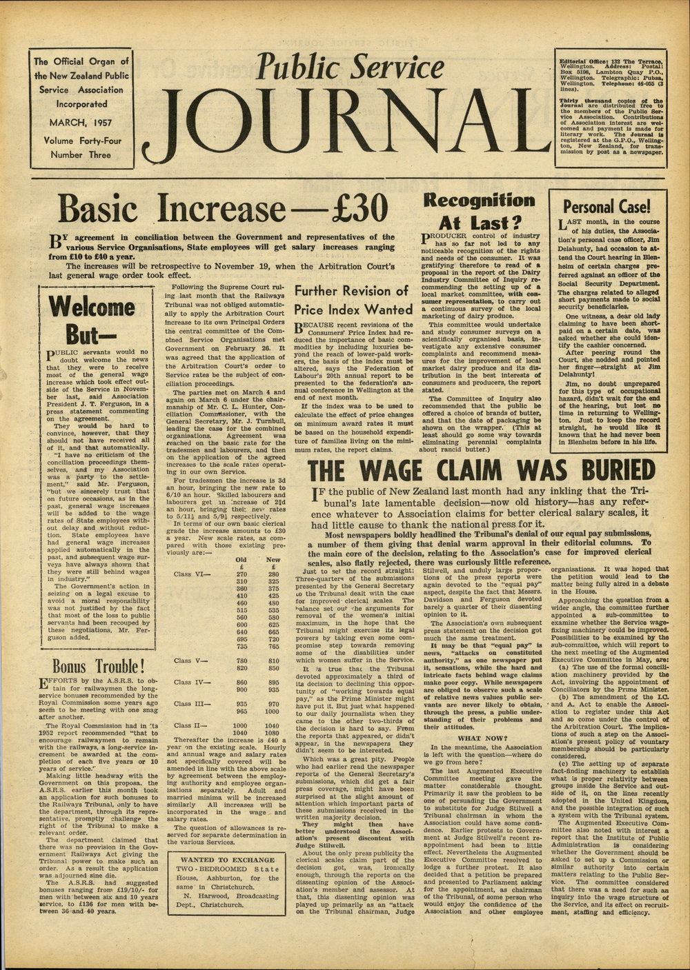 PSA Journal: Vol 44 No 3, March 1957