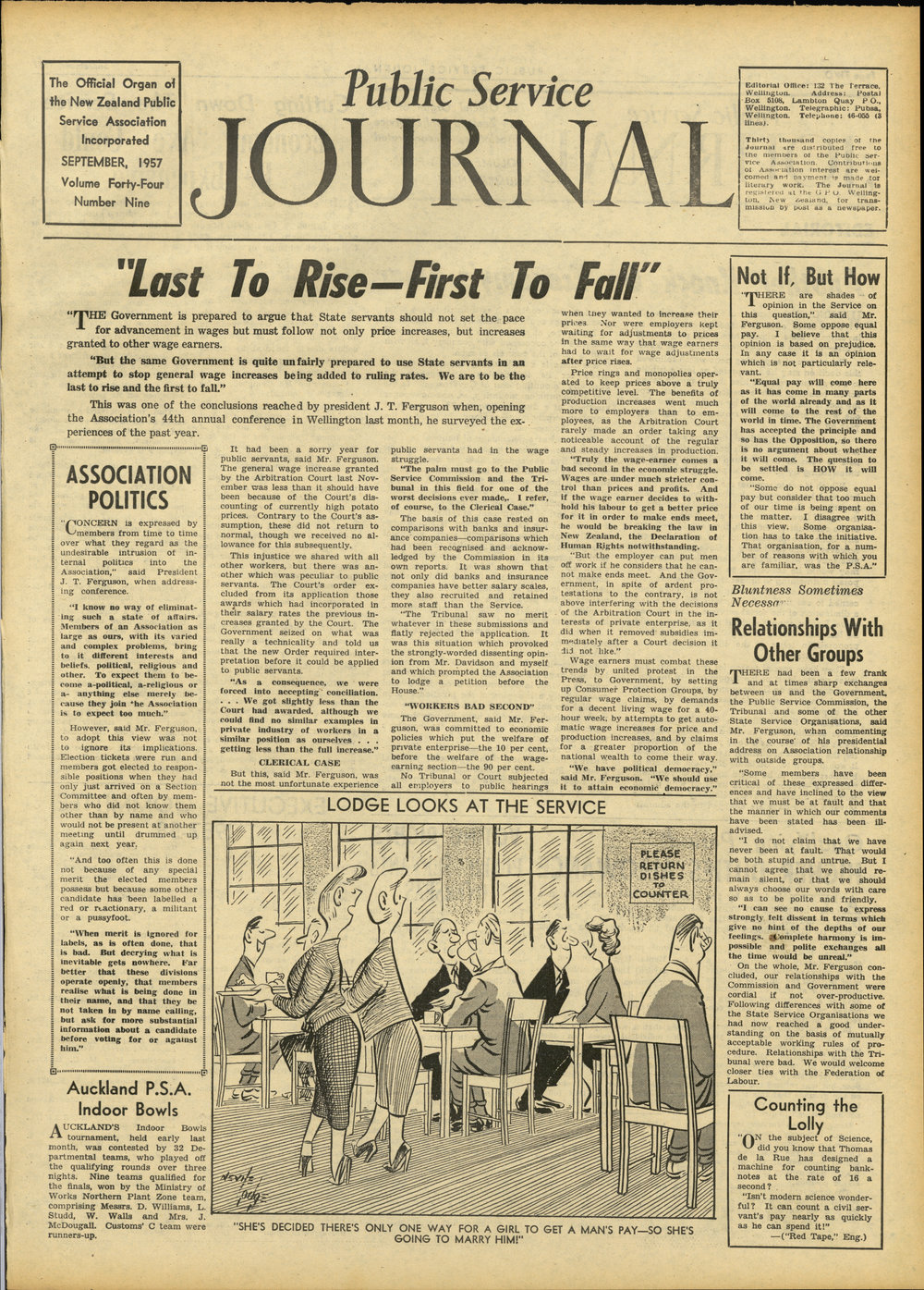 PSA Journal: Vol 44 No 9, September 1957