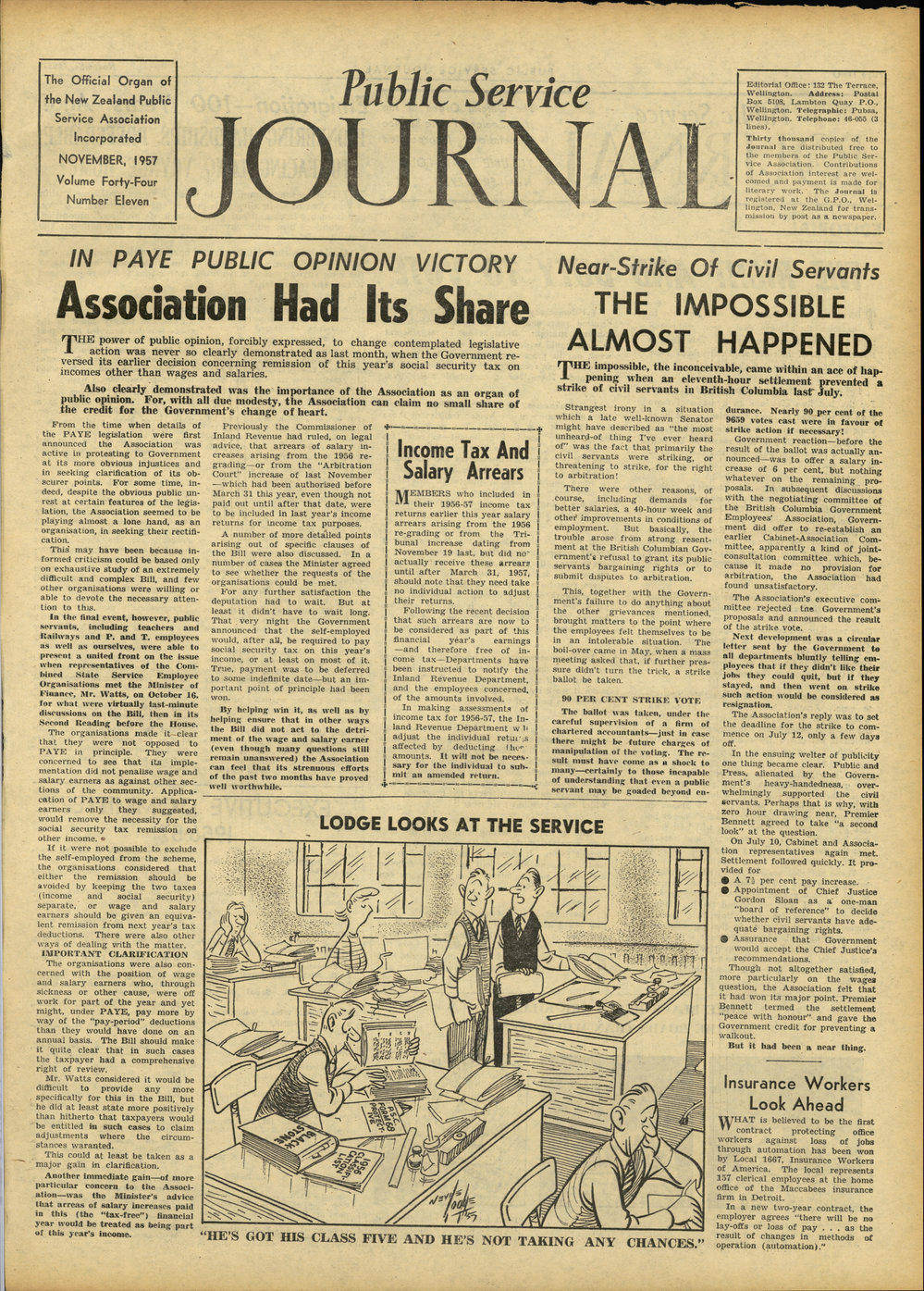 PSA Journal: Vol 44 No 11, November 1957