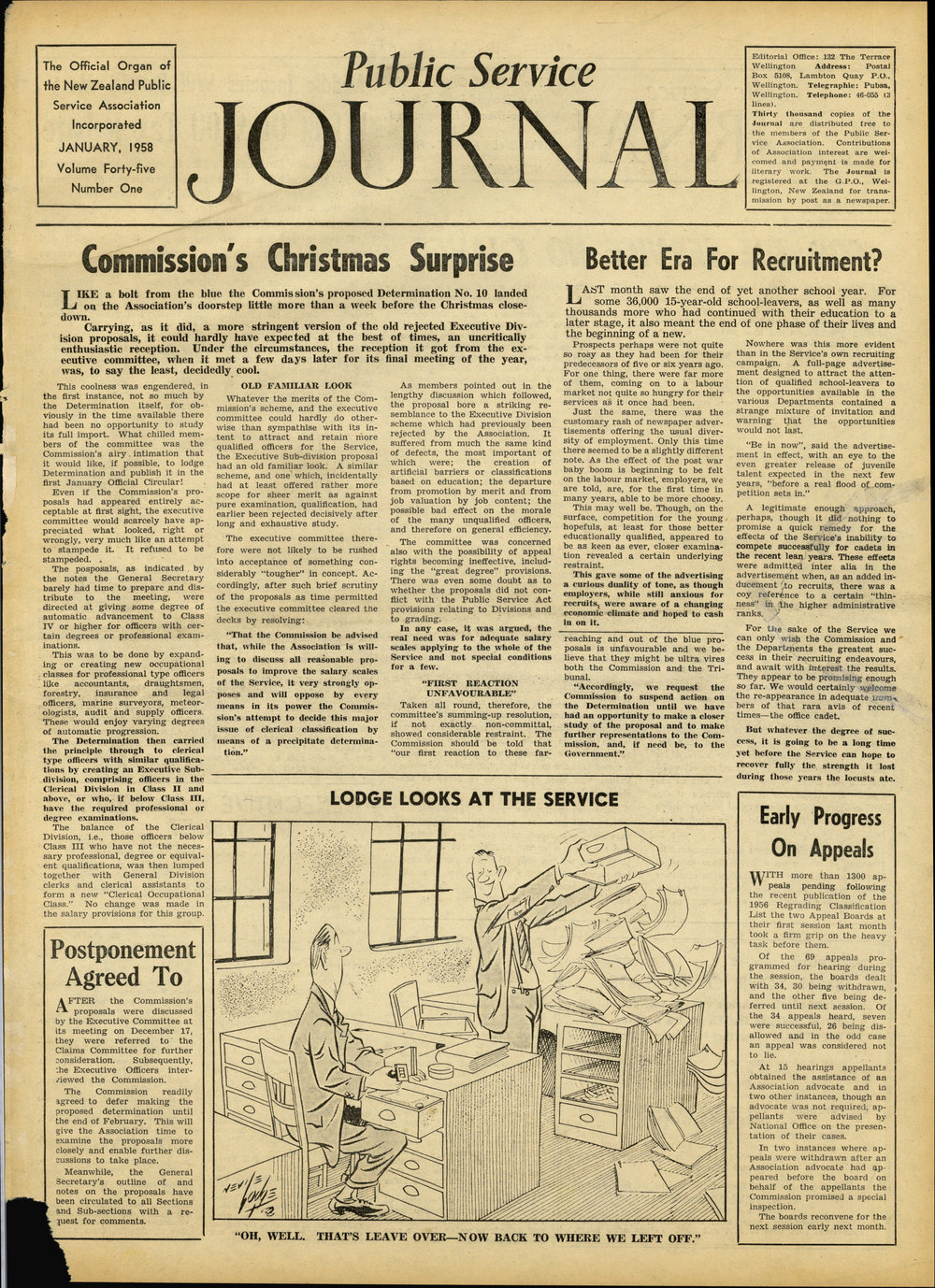 PSA Journal: Vol 45 No 1, January 1958