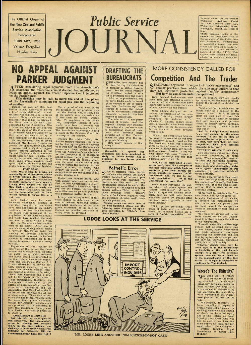 PSA Journal: Vol 45 No 2, February 1958