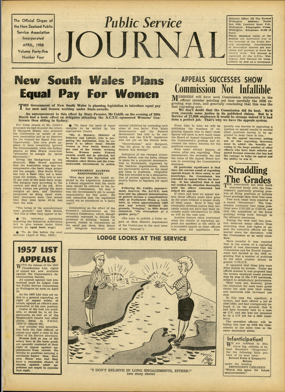 PSA Journal: Vol 45 No 4, April 1958