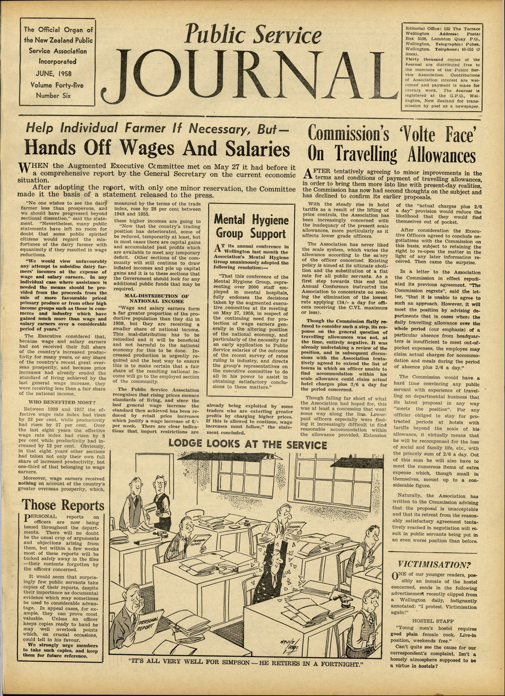 PSA Journal: Vol 45 No 6, June 1958