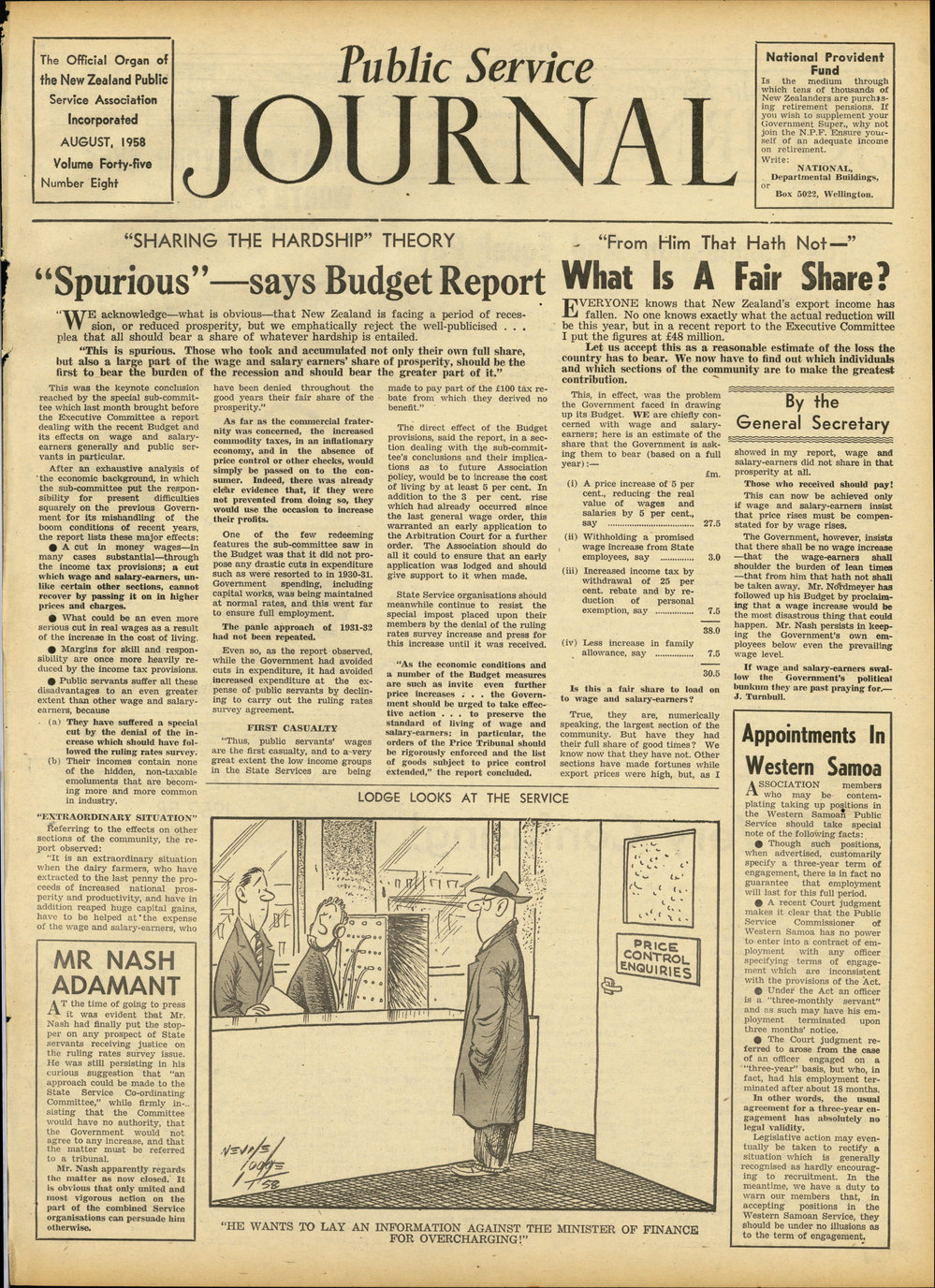 PSA Journal: Vol 45 No 8, August 1958