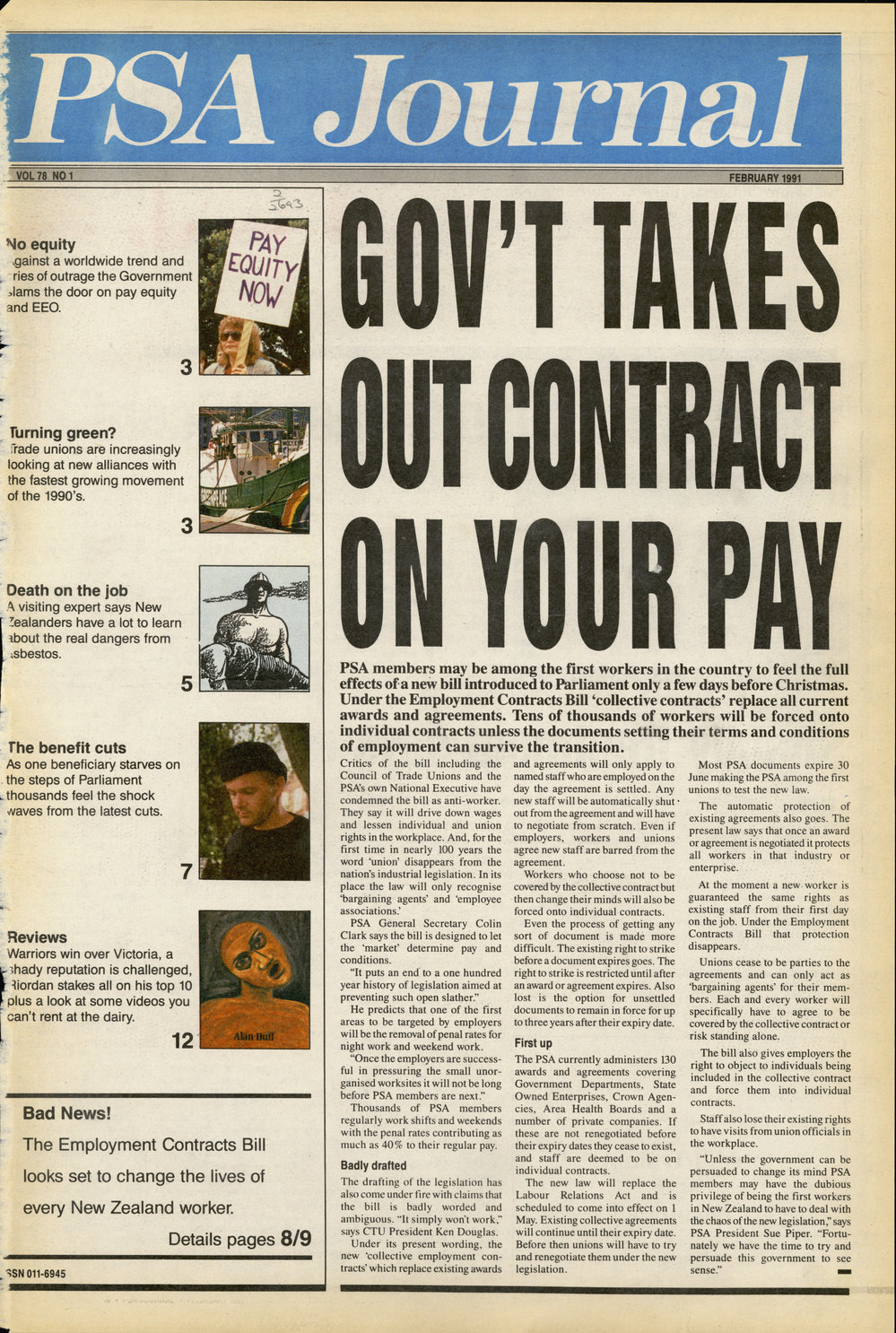 PSA Journal: Vol 78 No 1, February 1991