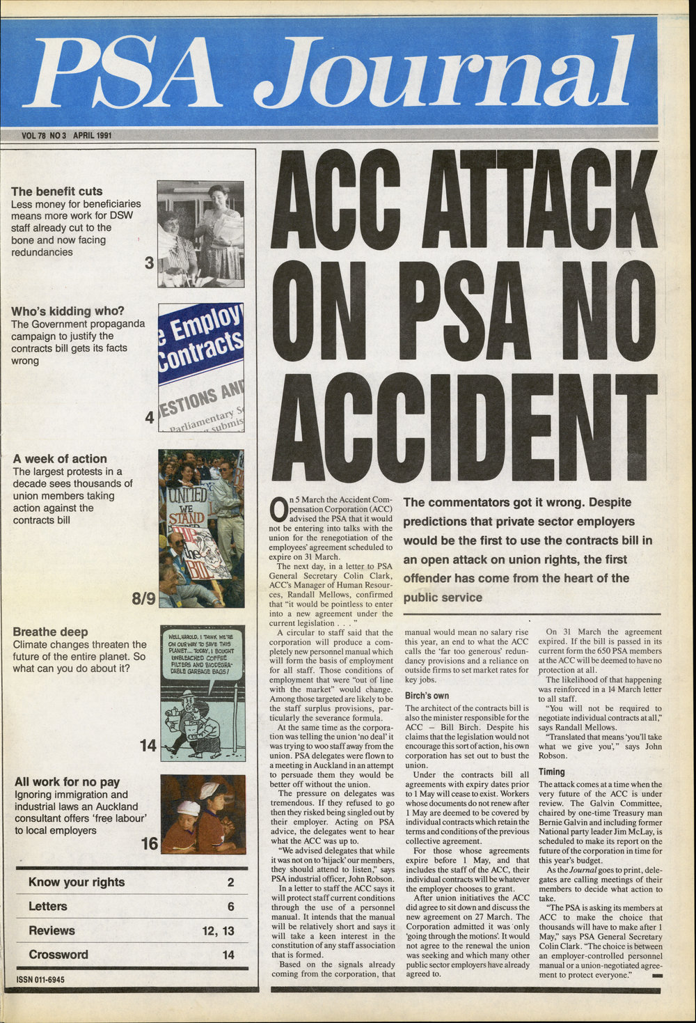 PSA Journal: Vol 78 No 3, April 1991