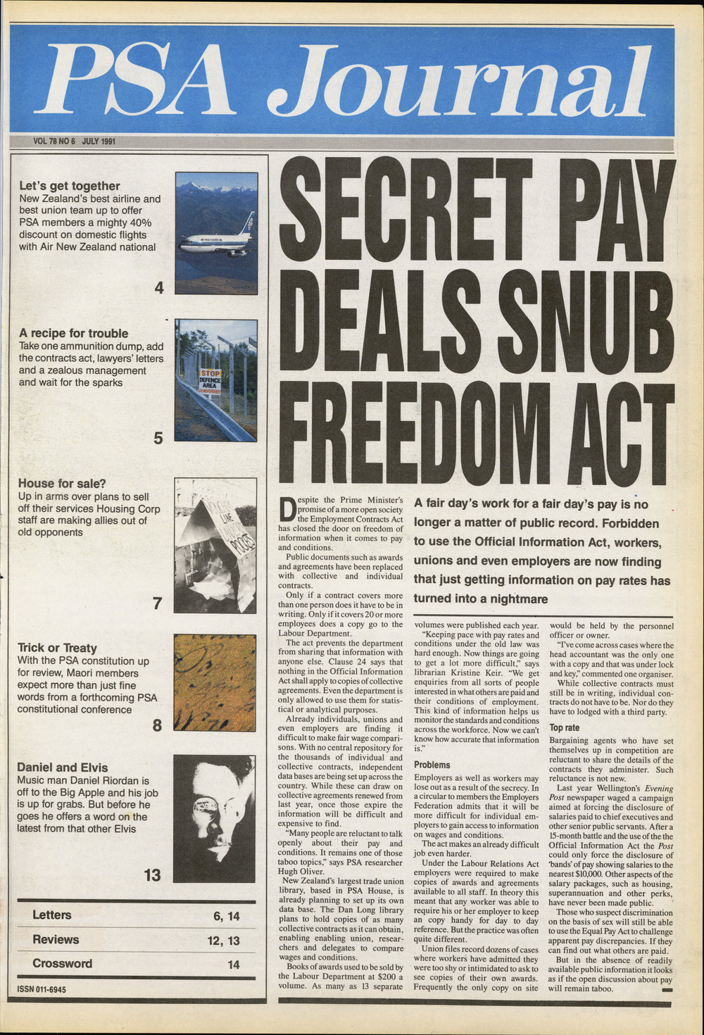 PSA Journal: Vol 78 No 6, July 1991