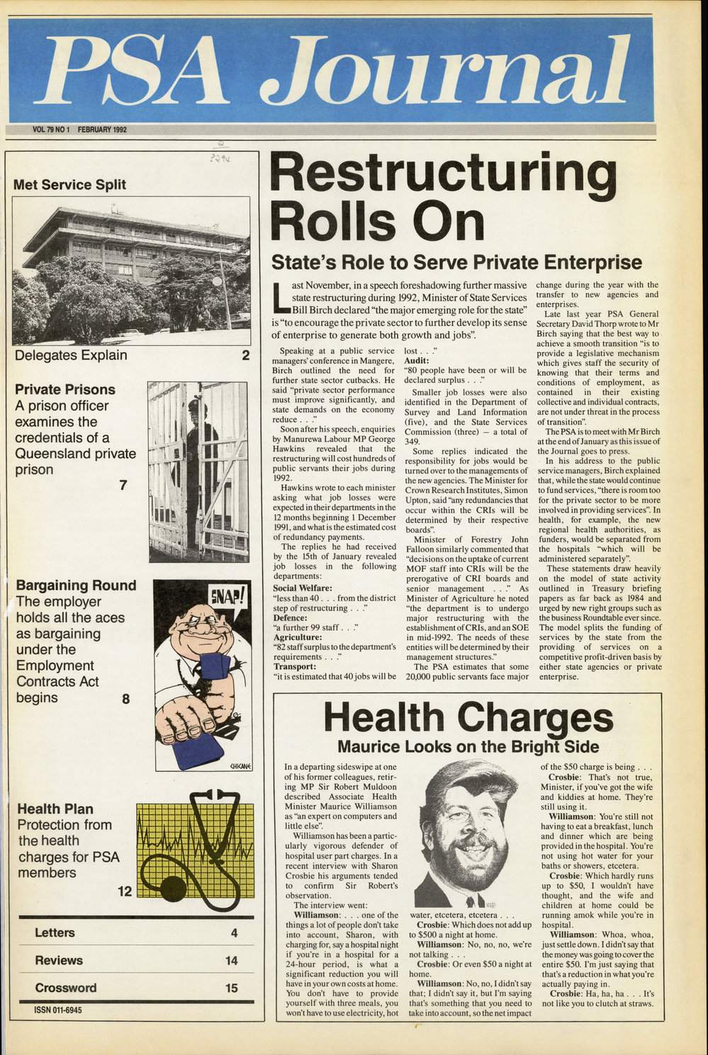 PSA Journal: Vol 79 No 1, February 1992