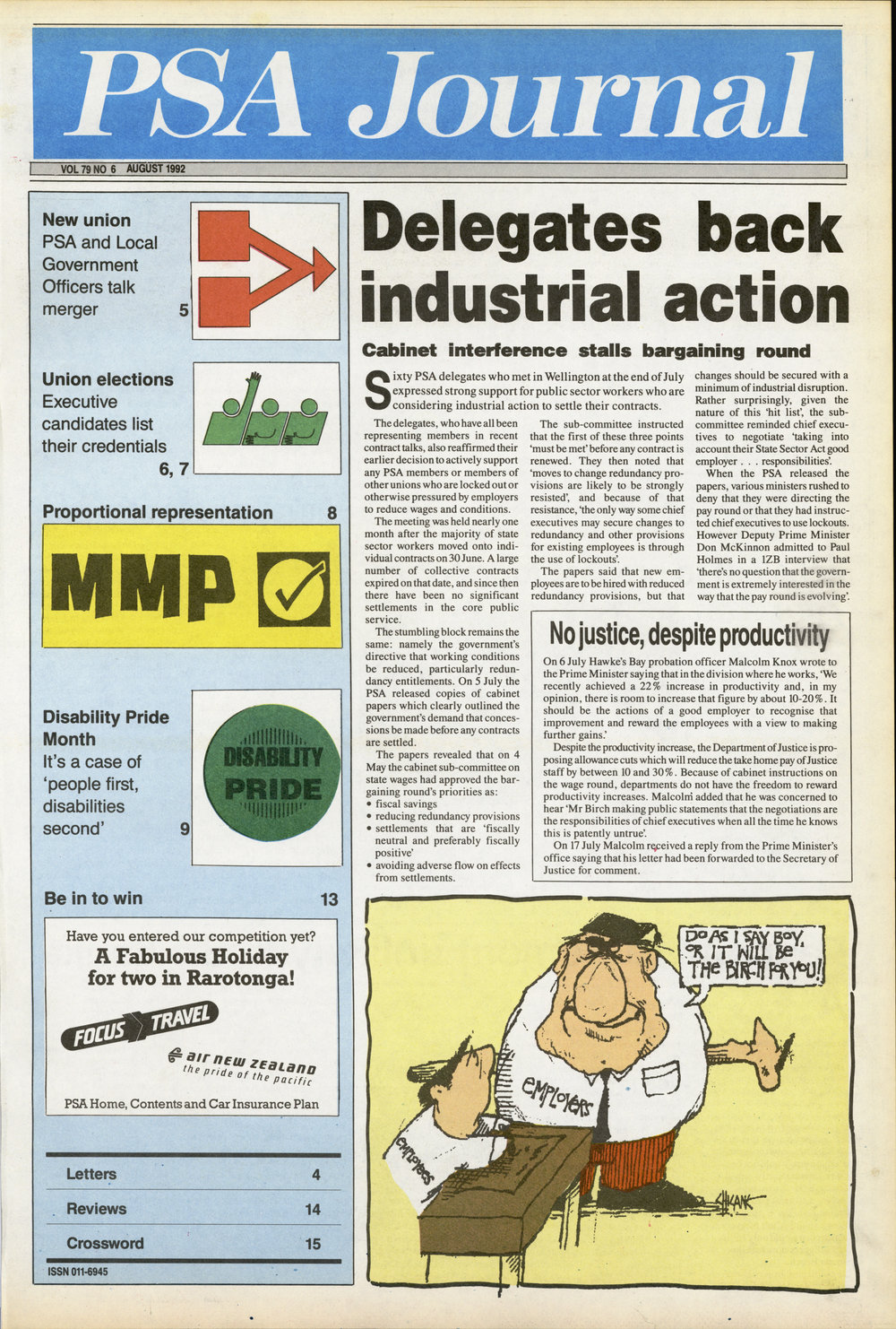 PSA Journal: Vol 79 No 6, August 1992