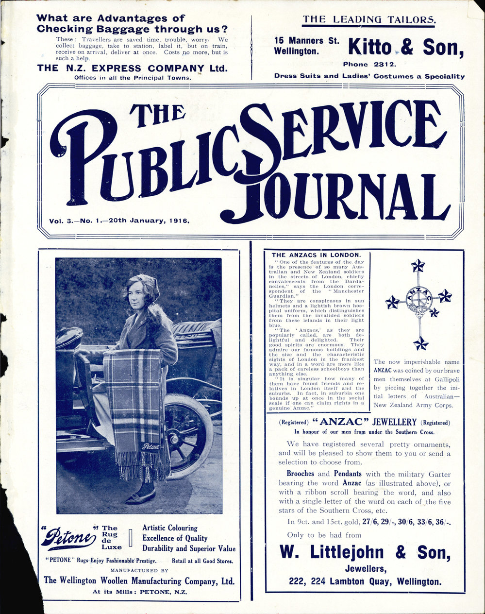 PSA Journal: Vol 3 No 1, January 1916