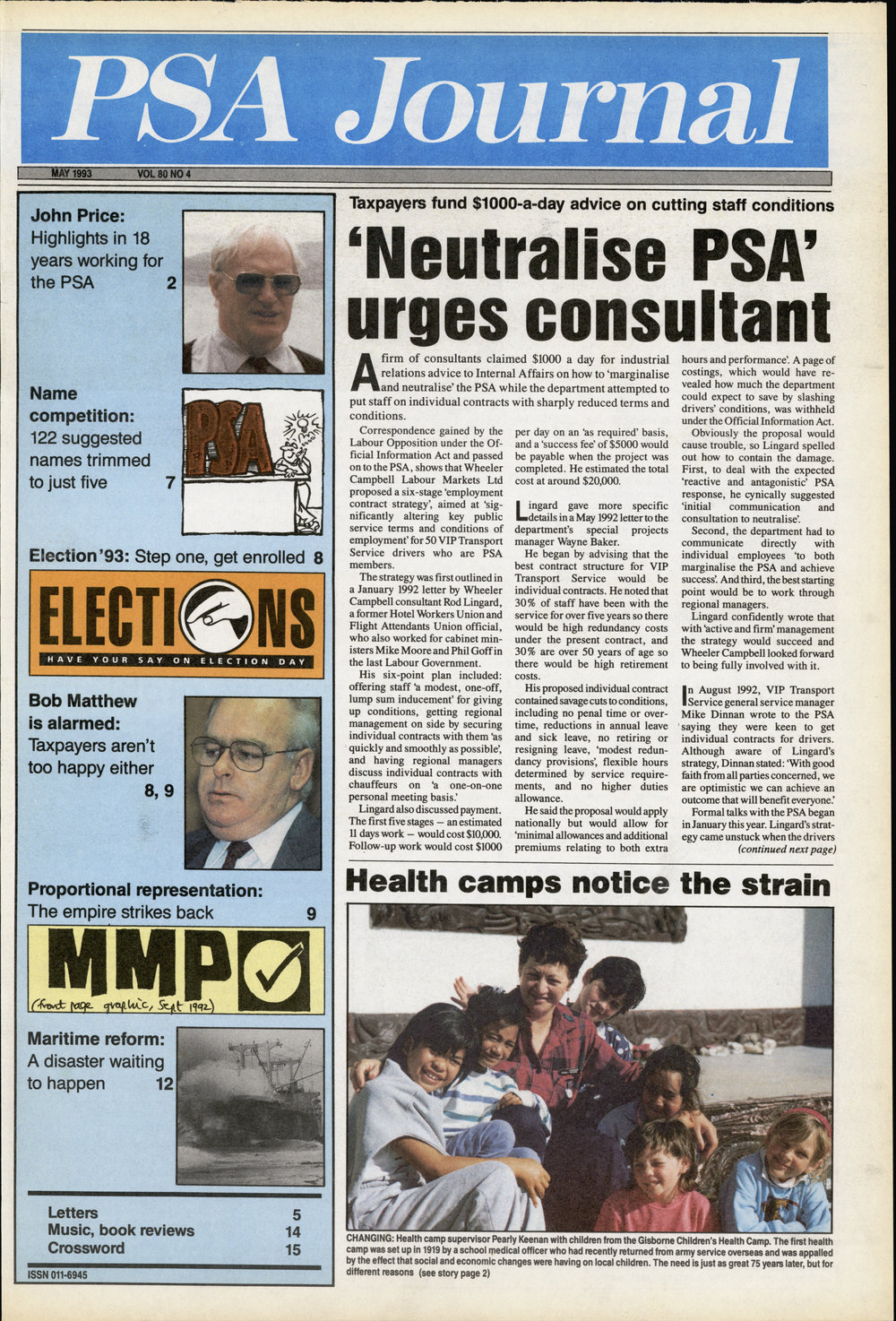 PSA Journal: Vol 80 No 4, May 1993