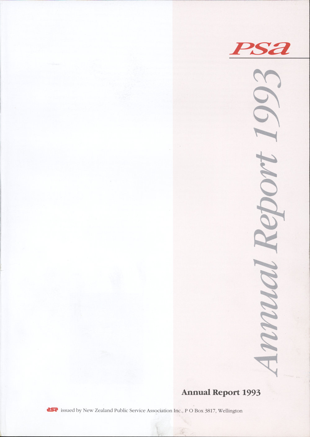 PSA Journal: Vol 80 Annual Report 1993