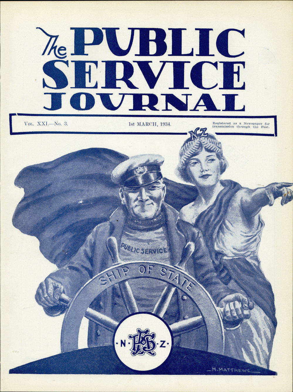 PSA Journal: Vol 21 No 3, March 1934