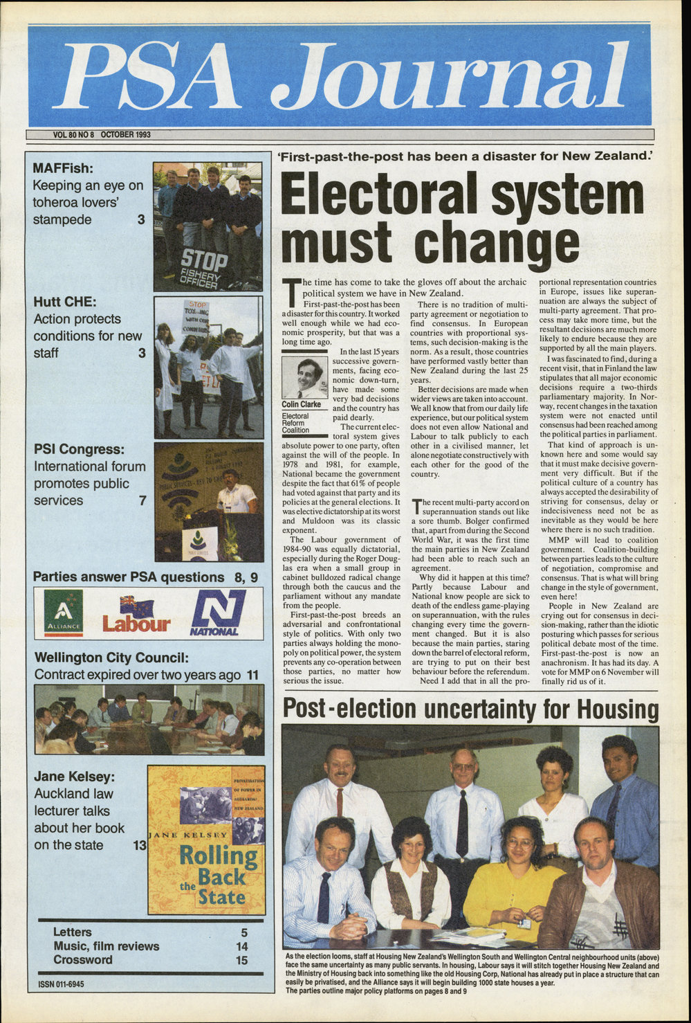 PSA Journal: Vol 80 No 8, October 1993