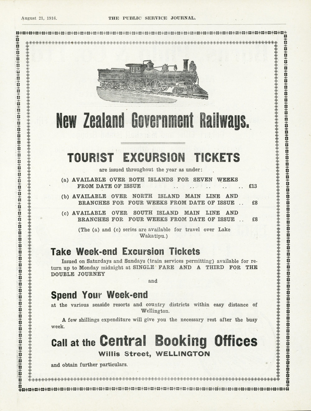 PSA Journal: Vol 3 No 8, August 1916