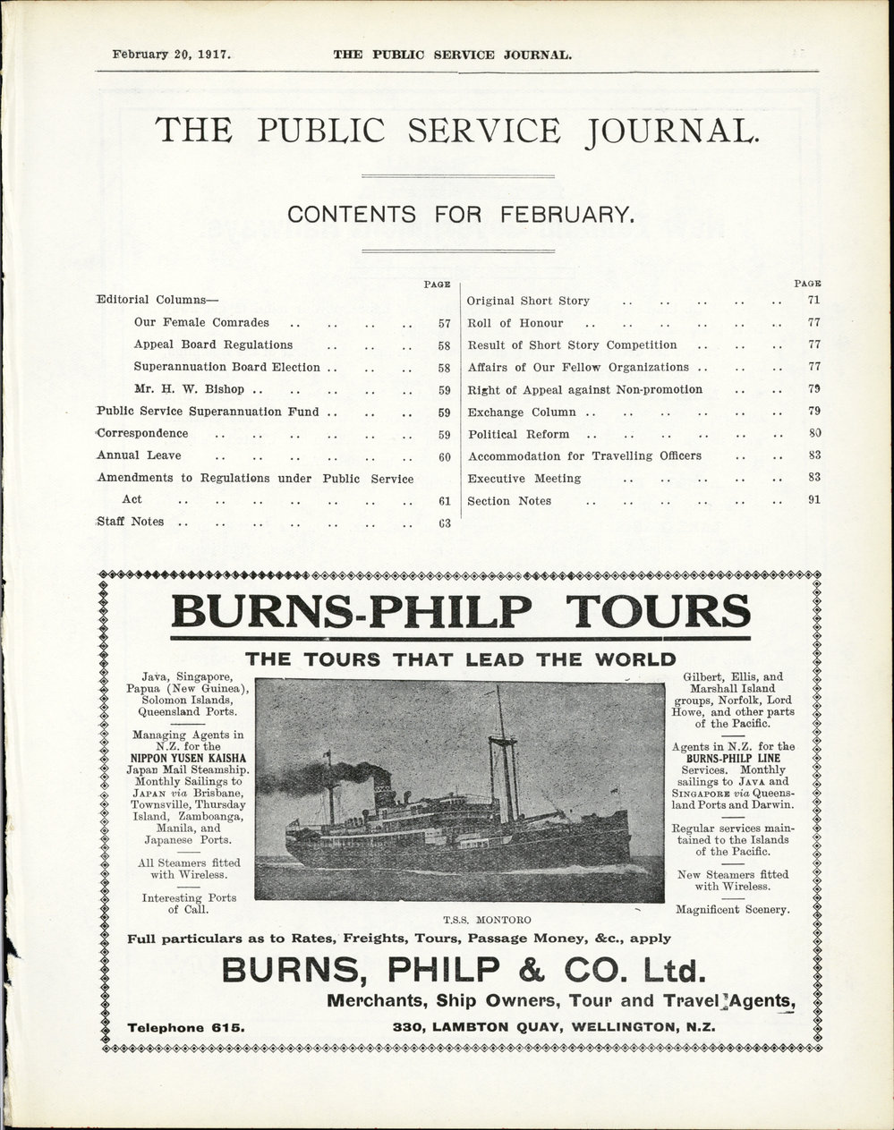 PSA Journal: Vol 4 No 2, February 1917
