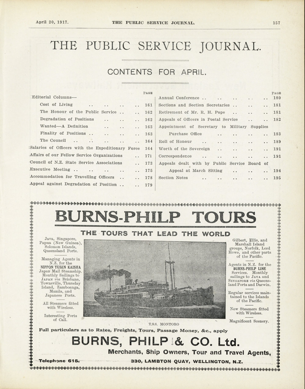 PSA Journal: Vol 4 No 4, April 1917