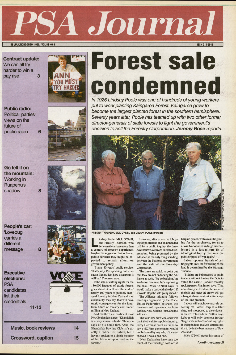 PSA Journal: Vol 83 No 6, July 1996