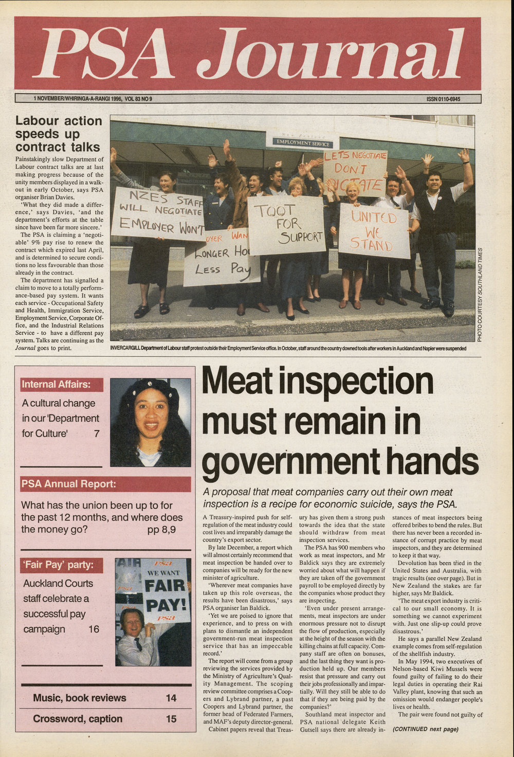 PSA Journal: Vol 83 No 9, November 1996