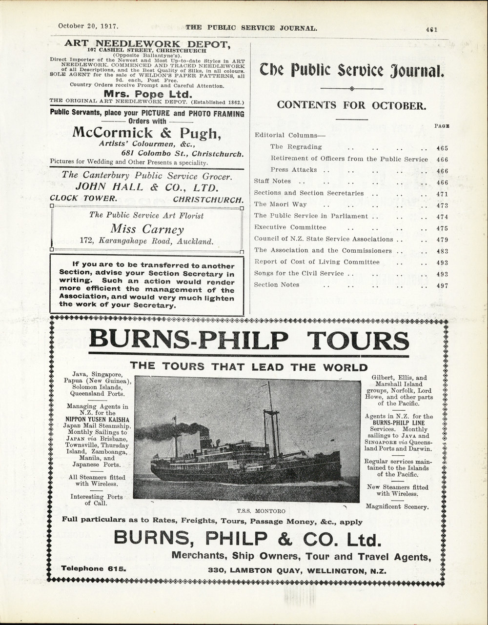 PSA Journal: Vol 4 No 10, October 1917