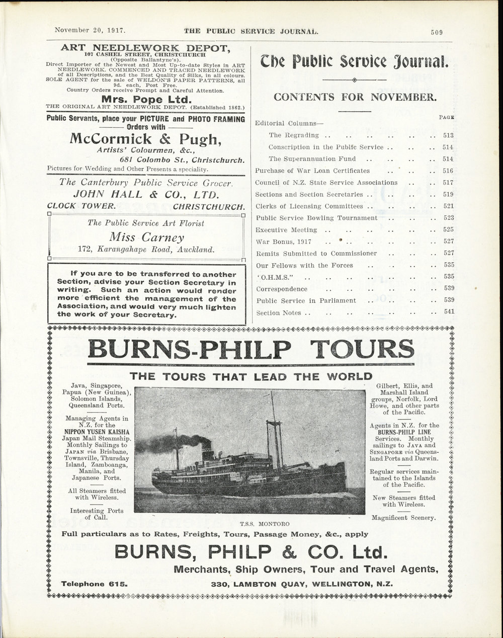 PSA Journal: Vol 4 No 11, November 1917