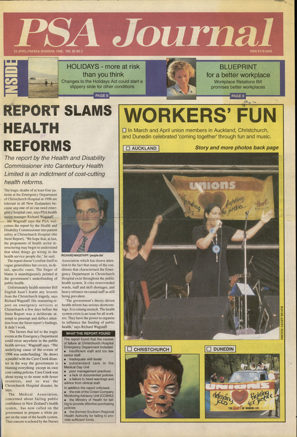 PSA Journal: Vol 85 No 2, April 1998