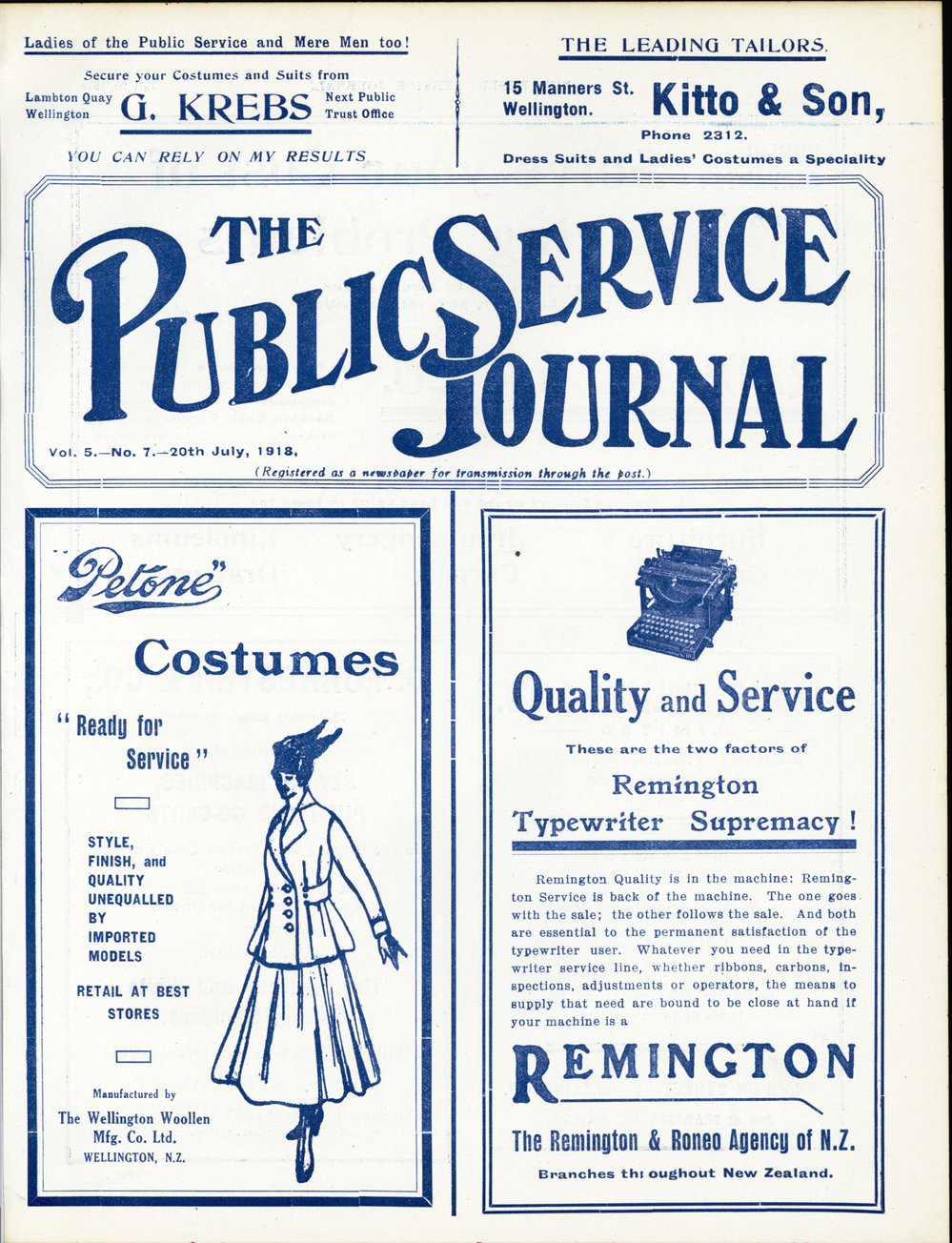 PSA Journal: Vol 5 No 7, July 1918