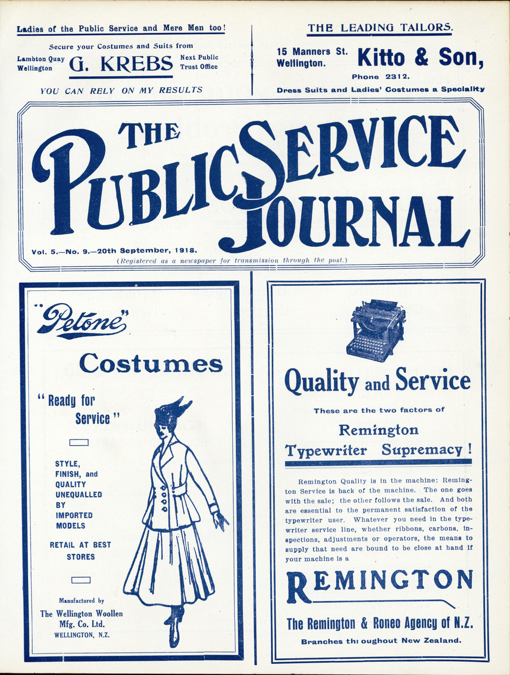 PSA Journal: Vol 5 No 9, September 1918