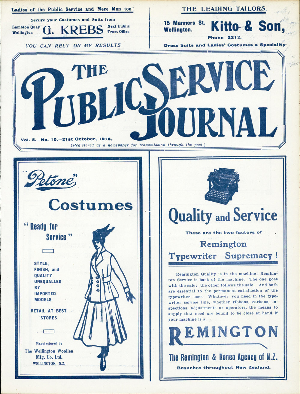 PSA Journal: Vol 5 No 10, October 1918