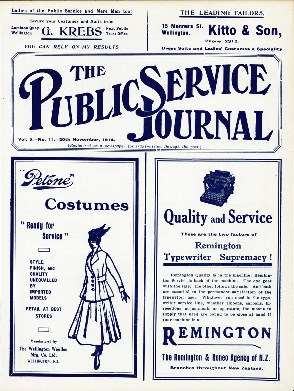 PSA Journal: Vol 5 No 11, November 1918