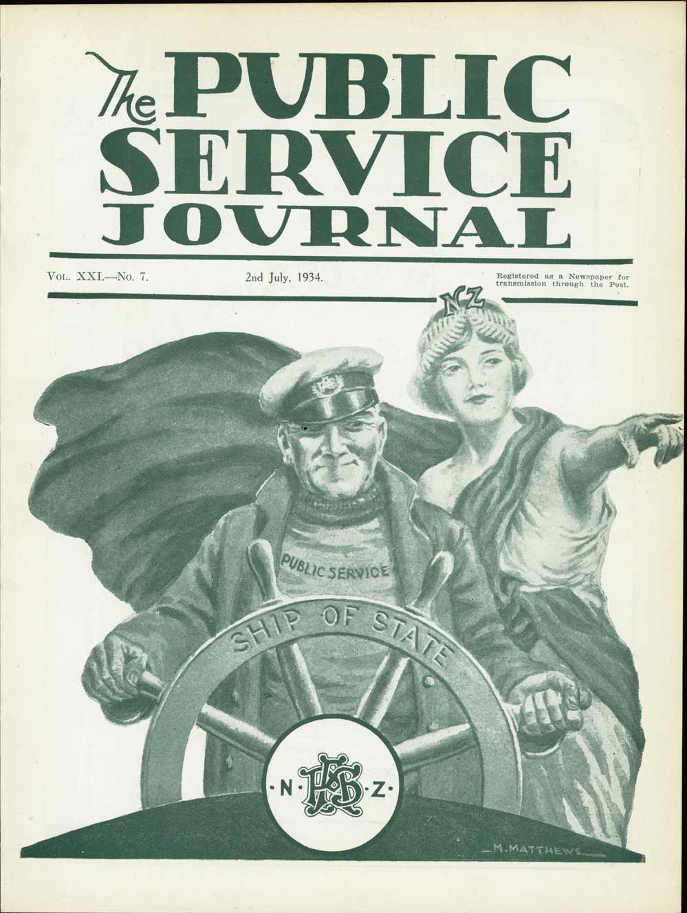 PSA Journal: Vol 21 No 7, July 1934