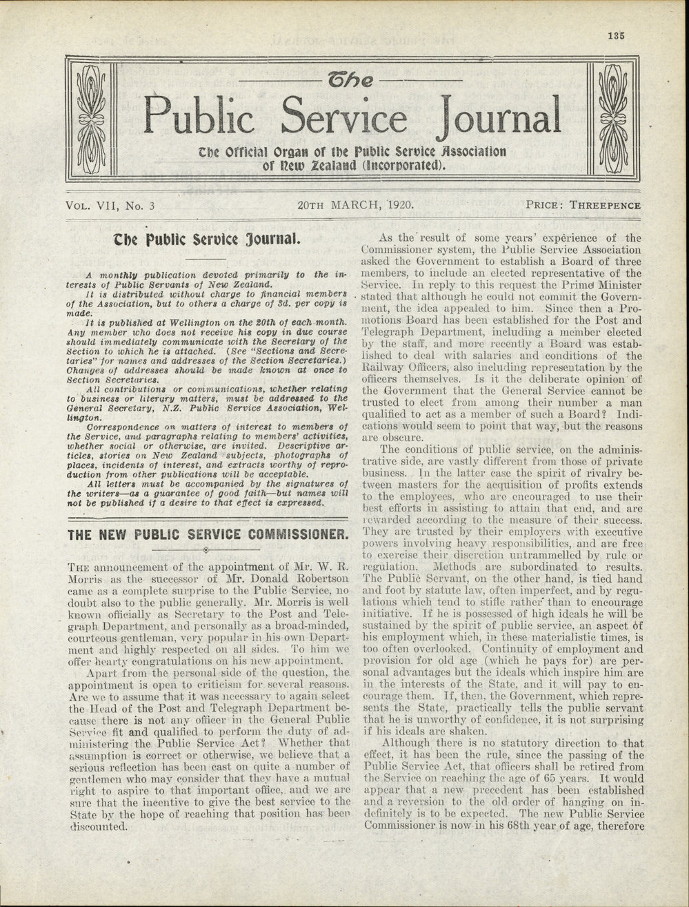 PSA Journal: Vol 7 No 3, March 1920
